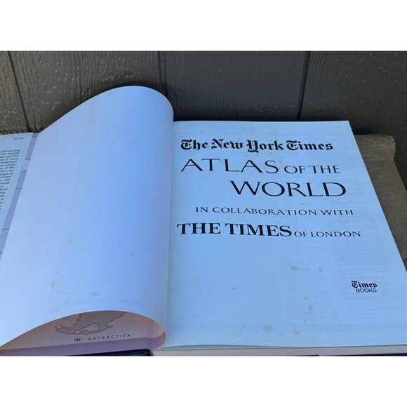 The New York Times Atlas Of The World Second Revised Edition Hardcover 1981 - Picture 11 of 16